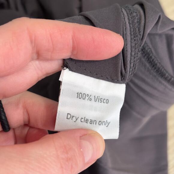 Bianco Levrin‎ Dress Small Taupe Parachute Lagenlook Artsy Modest Art Wear Flowy - Picture 12 of 14